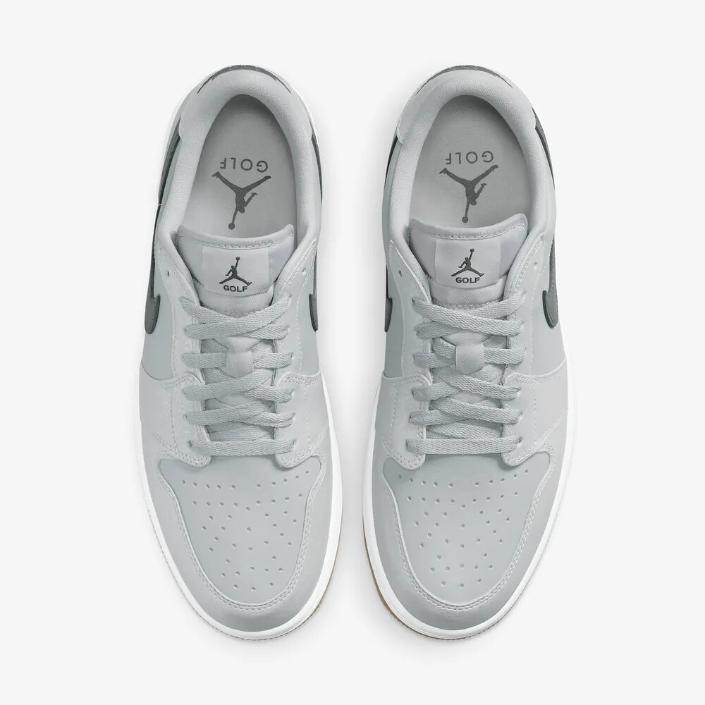 New Nike Air Jordan 1 Low Golf Shoes - Wolf Grey (DD9315-006 New Nike Air Jordan 1 Low Golf Shoes - Wolf Grey (DD9315-006