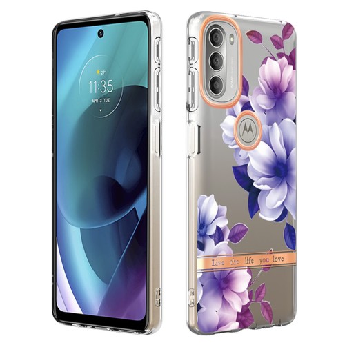 For Motorola Moto G51 5G Flower And Grass Series Beautiful Phone Case - Picture 5 of 7