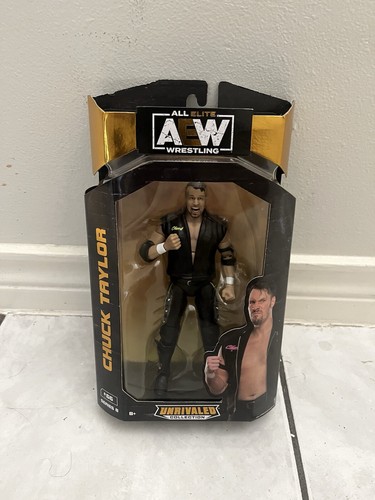 Figurina AEW All Elite Wrestling Unrivaled Superstar Chuck Taylor Series 8 nuova - Foto 2 di 9