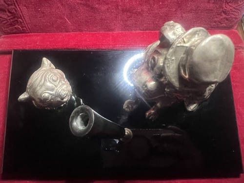 Support Pen Fountain Pen Penholder Sculptures Dogs Mastino base scrivania - Picture 3 of 15