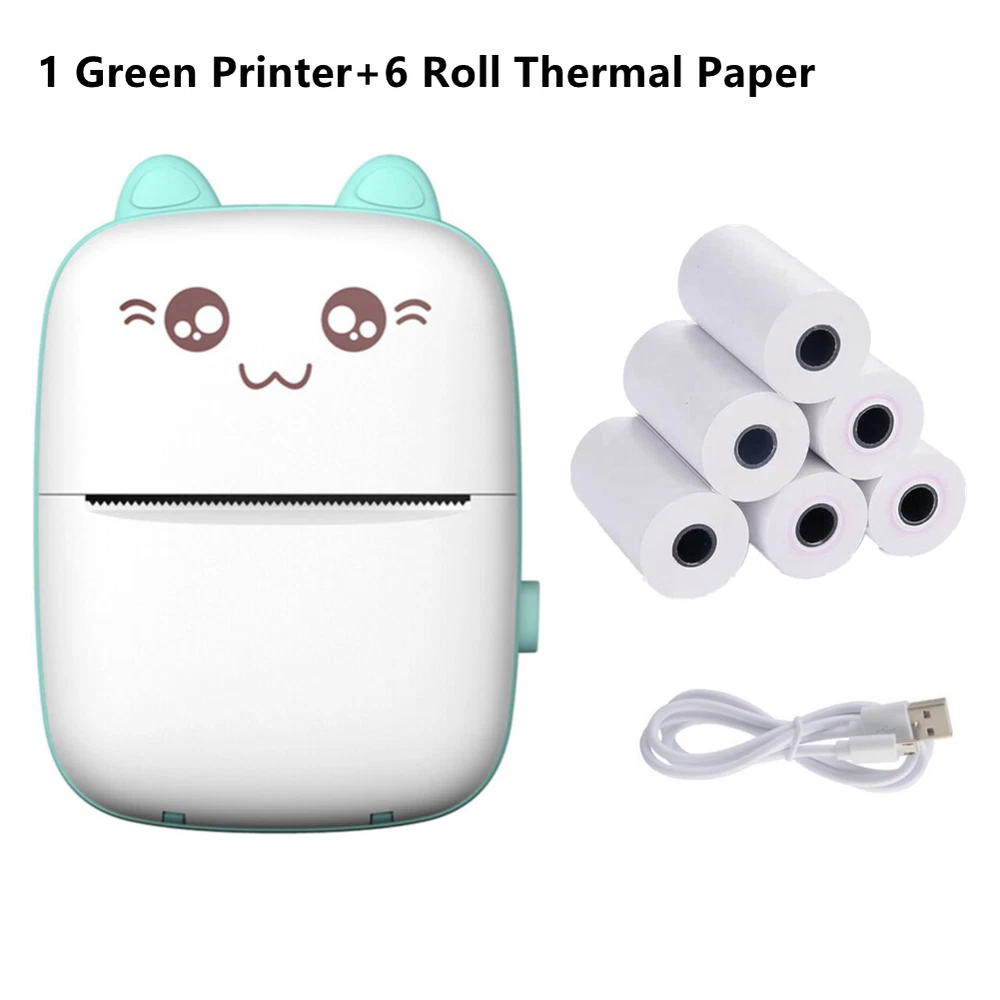 Pocket-Sized Wireless Bluetooth Thermal Mini Photo Printer for On-the-Go Printing