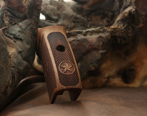 Makarov PM Compatible Walnut Grips - Picture 2 of 3