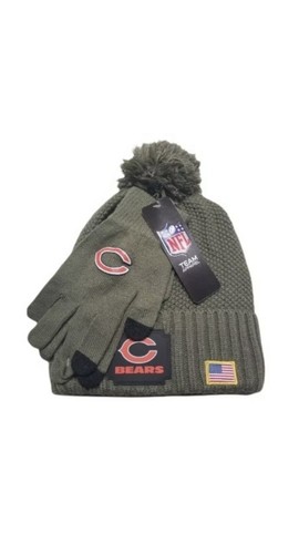 NFL Beanie Winter Hat And Gloves 