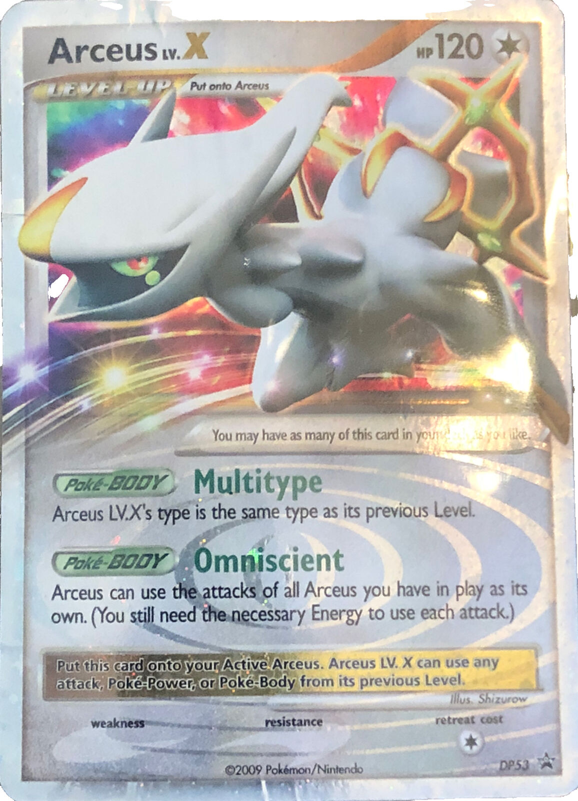 Arceus Diamond Pearl Promo DP53 Values - MAVIN