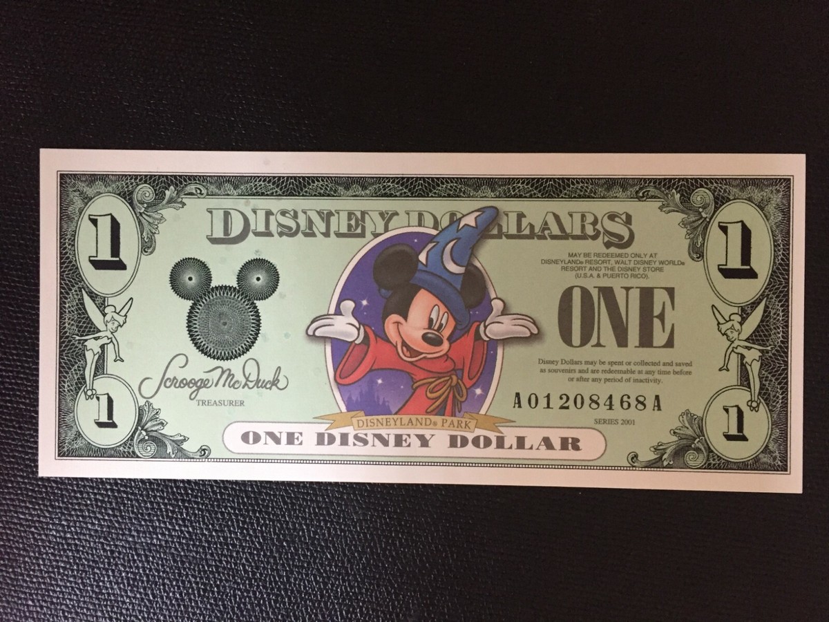Disney Dollar ミッキーマウスデザイン 1ドル　9枚 Disney Dollar ミッキーマウスデザイン 1ドル 9枚 - メルカリ