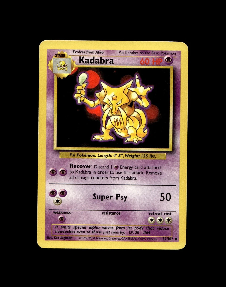 Pokemon Kadabra for sale | eBay Pokemon Kadabra for sale | eBay