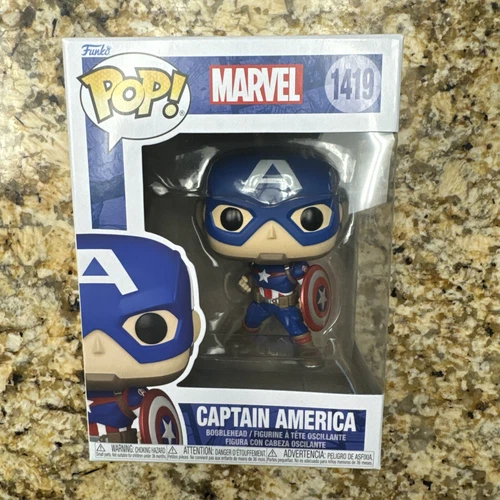 Funko POP! Marvel New Classics - Captain America Figure #1419 W/ Protector
