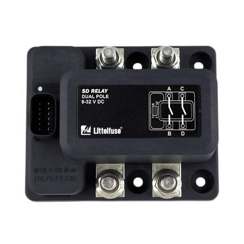 1 x Littelfuse 880107 28V 300A Remote Power Relay, Dual Pole IP66, IP69K Truck - Picture 1 of 1