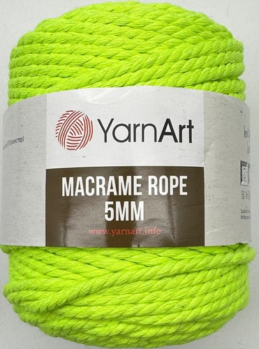 Macrame Rope Cord 5mm Crochet Macrame Bags Baskets - YarnArt - 500g Roll - Picture 29 of 92