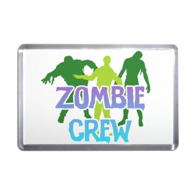 Zombie Crew Kunststoff Kühlschrankmagnet (S, M, L, XL)