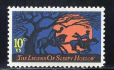 1548 * THE LEGEND OF SLEEPY HOLLOW  * US Postage Stamp MNH