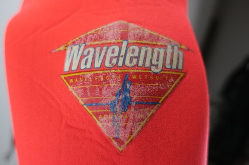VTG 90s Wavelength Australia fullbody wetsuit womens 14 NEON black orange NWT - Picture 9 of 10