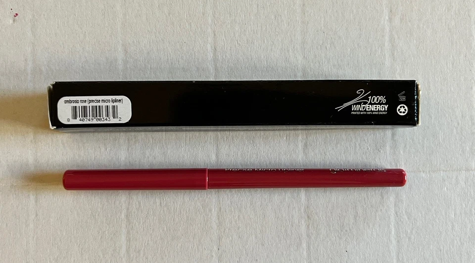 GLO MINERALS  - Precise Micro Lip liner Ambrosia Rose 0.012oz New Boxed - Image 2 of 2