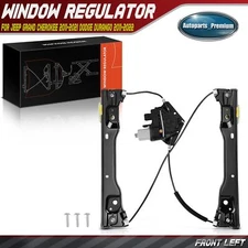 Front Left Power Window Regulator & 6Pins Motor for Dodge Durango 2011-2022 Jeep