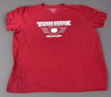 Marvel Iron Man Avengers Team Stark Industries Red T-Shirt Men’s XL XLarge