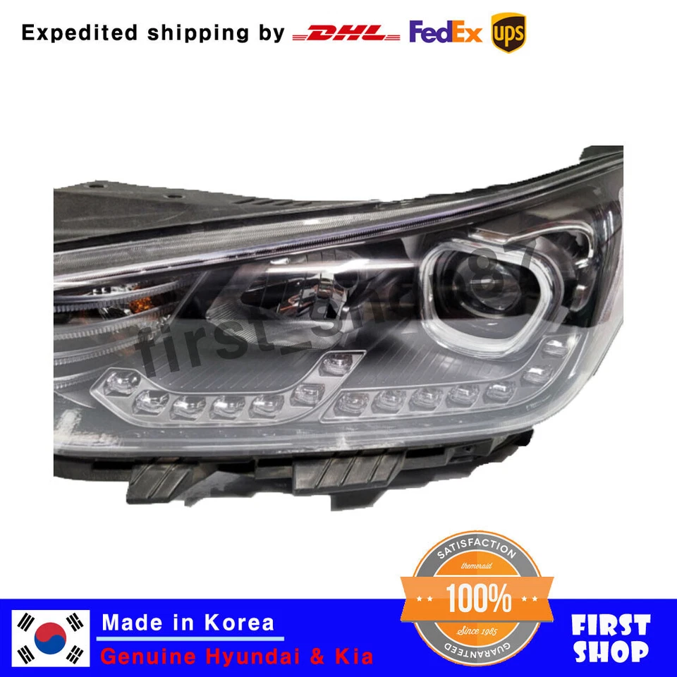 NEW OEM LED DRL Halogen Head Light Lamp LH+RH 2p Set for Hyundai Veloster N - Image 4 of 4