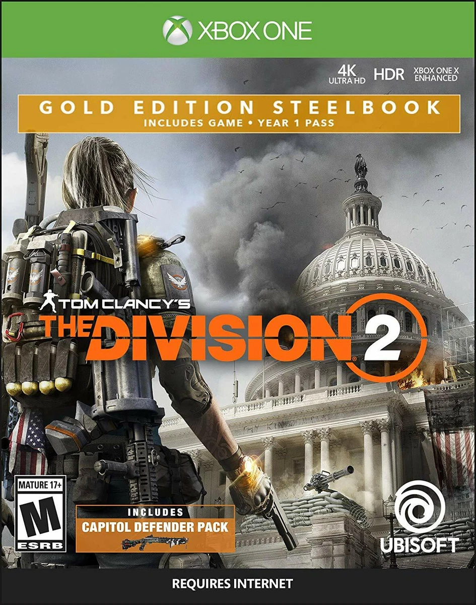 Tom Clancy s The Division 2 Steelbook Gold Edition Ubisoft Xbox One