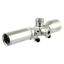 TACFUN SILVER Mosin Nagant 3-9x42 Long Eye Relief Scope /w Ring Mount