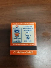 Vintage Friendship INNS International Coast to Coast America Unstruck Matchbook 