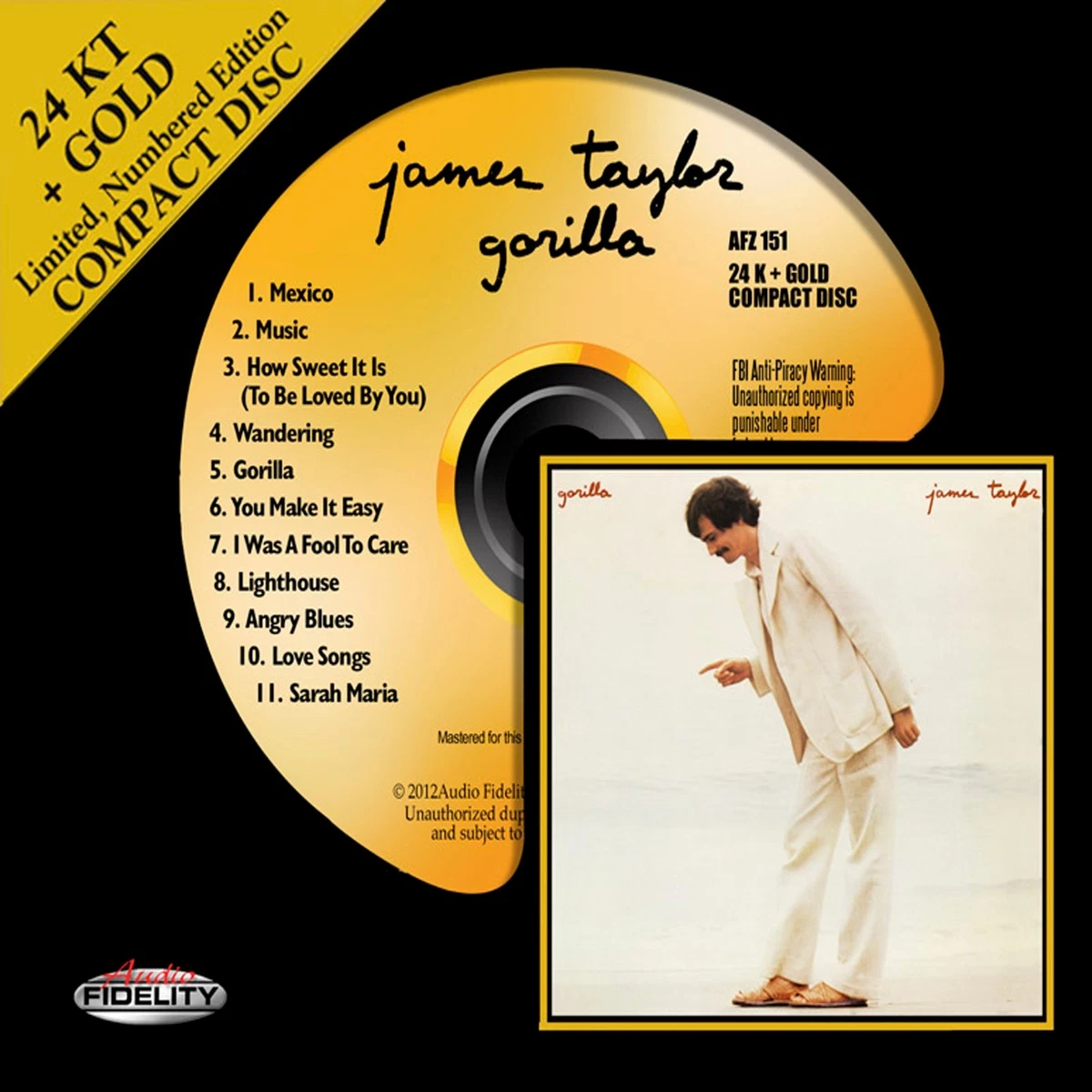 Album CDs James Taylor 24k Gold Disc for sale | eBay