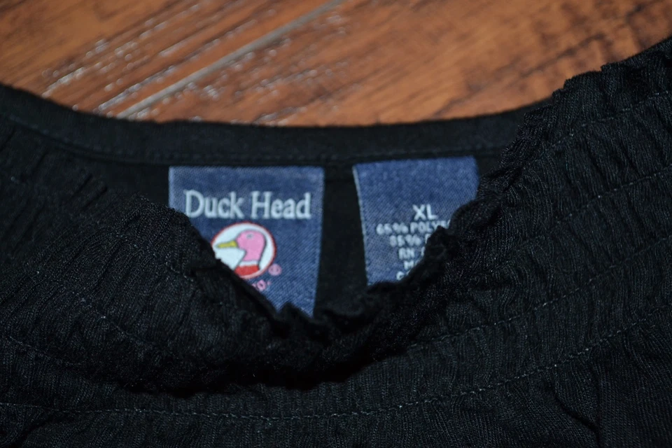 Top negro sin mangas E7- Duck Head talla XL Foto 2 de 2
