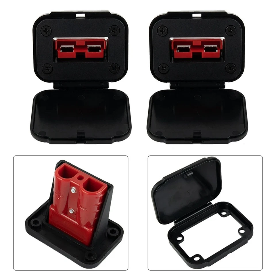 2Pc 50A for Plug Connector Flush Mount Bracket Panel Cover for Caravan1278 - Image 2 of 4