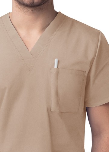 Sivvan Men Women Unisex Classic Scrub Set V-neck Top and pants Hospital Uniforms - Picture 67 of 112