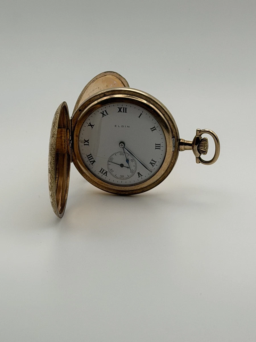 Elgin Gold Filled Pocket Watch Pocket Watches with Vintage 15