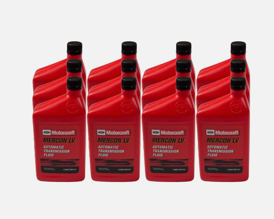 Motorcraft XT10QLVC Mercon LV Automatic Transmission Fluid, 12 Quart Case