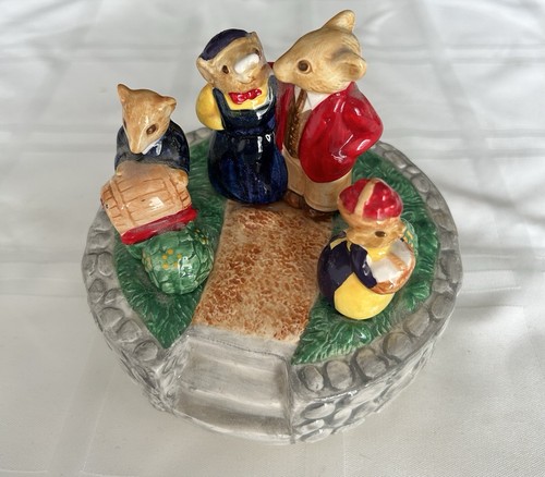Vintage Wind In The Willows Tastesetter Ceramic Music Ariel Inc. 1981 Sigma Mice - Picture 1 of 5