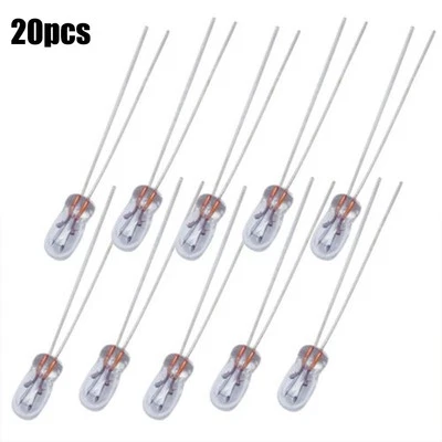 20Pcs Miniature Lampe Ampoule Incandescent Filament Riz 3mm 12V T3 Chaud Vente