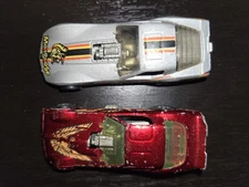 Vintage HotWheels 1977 Mongoose Funny Car  & Firbird. Fair /Good Condition