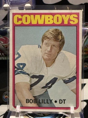 1972 Topps 🏈 #145 Bob Lilly Dallas Cowboys HOF ST 13F