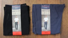 Weatherproof Vintage • Men's Hybrid Tech Pant • Water Resistant Black/Blue 34X32