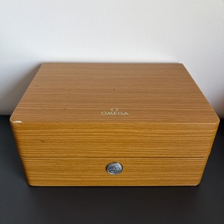 Genuine Large Wooden Omega Watch Box A/F