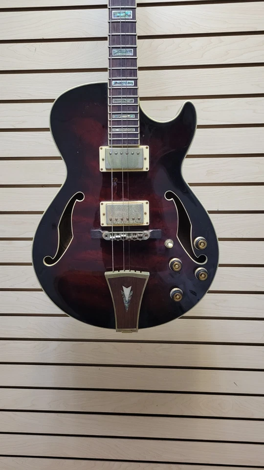 Ibanez Artcore AG95-DBS-12-03 Semi-Hollow Electric Guitar, Cherry *READ* - Image 2 of 4