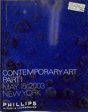 Phillips Contemporary Art Part 1 Catalog May 15, 2003