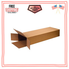 BFHD18645FOL Guitar Cardboard Boxes,18" x 6" x 45', Side Loading Corrugated