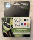 HP 962XL Black 962 Color Ink Cartridges 4 Pack Black Cyan Magenta Yellow Multi-P