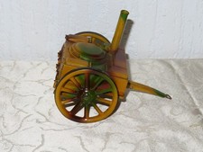 Giocattolo in latta probabilmente carrello Lineol con cannone gulasch cucina da campo!