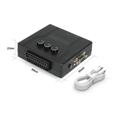 RGBS VGA to YPBPR Component Converter SCART to YCBCR Fit For Retro Game Consoles