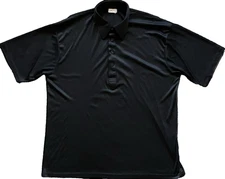 Collars And Co Shirt Mens XLarge Dress Polo Classic Black Preppy Golf Athleisure