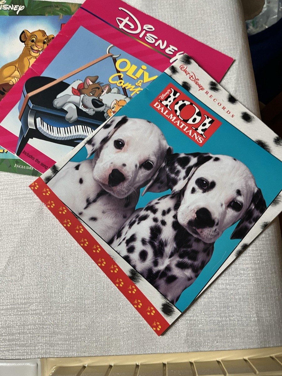Walt Disney Read Along Book Case with Cassette Tapes and Story