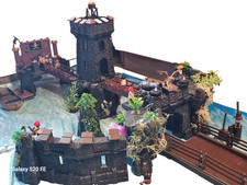 PLAYMOBIL KONVERTIBLE HAUPTFESTUNG PIRATEN AUF TORTUGA OHNE SCHIFF