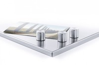 Zack Edelstahl 3Er Set Magnete Eletta KüHlschrankmagnete Magnet 2,2 Cm 30765