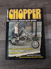 Chopper The Custom Motorcycle Guide Fall 1973 Magazine w/ Parts Catalog & Girls
