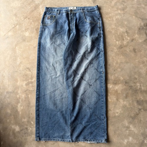 VINTAGE PELLE PELLE JEANS BAGGY Y2K 00S SKATE GRUNGE FITS 38X32