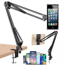 🔥Long Arm Tablet Stand Phone Holder Lazy Bed Desk Mount For iPhone iPad Samsung
