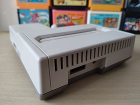 Nintendo New Famicom Console AV Complete set Super Mario Bros. /8 games TESTED