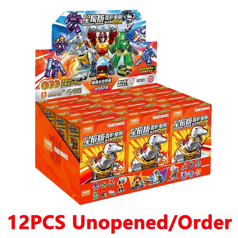 Blokees Transformers Defender Versión 04 Tyrants Fury Figura de Acción Modelo Kit Foto 3 de 4